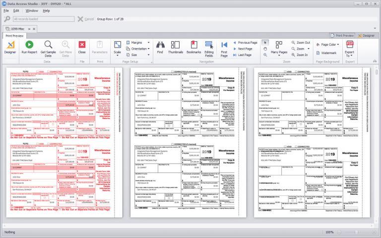 ProReports - 1099-Misc